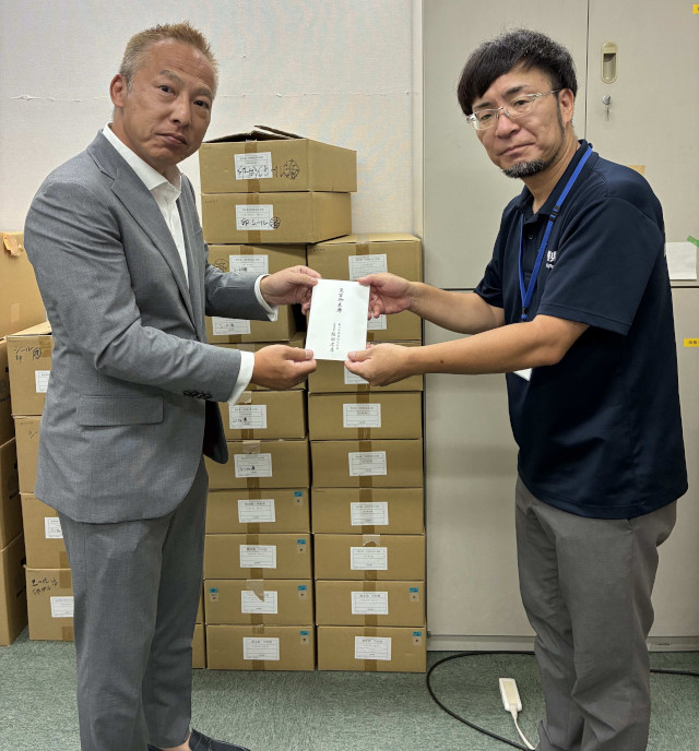 当社小島取締役 熊本県健康福祉部健康福祉政策課竪野様